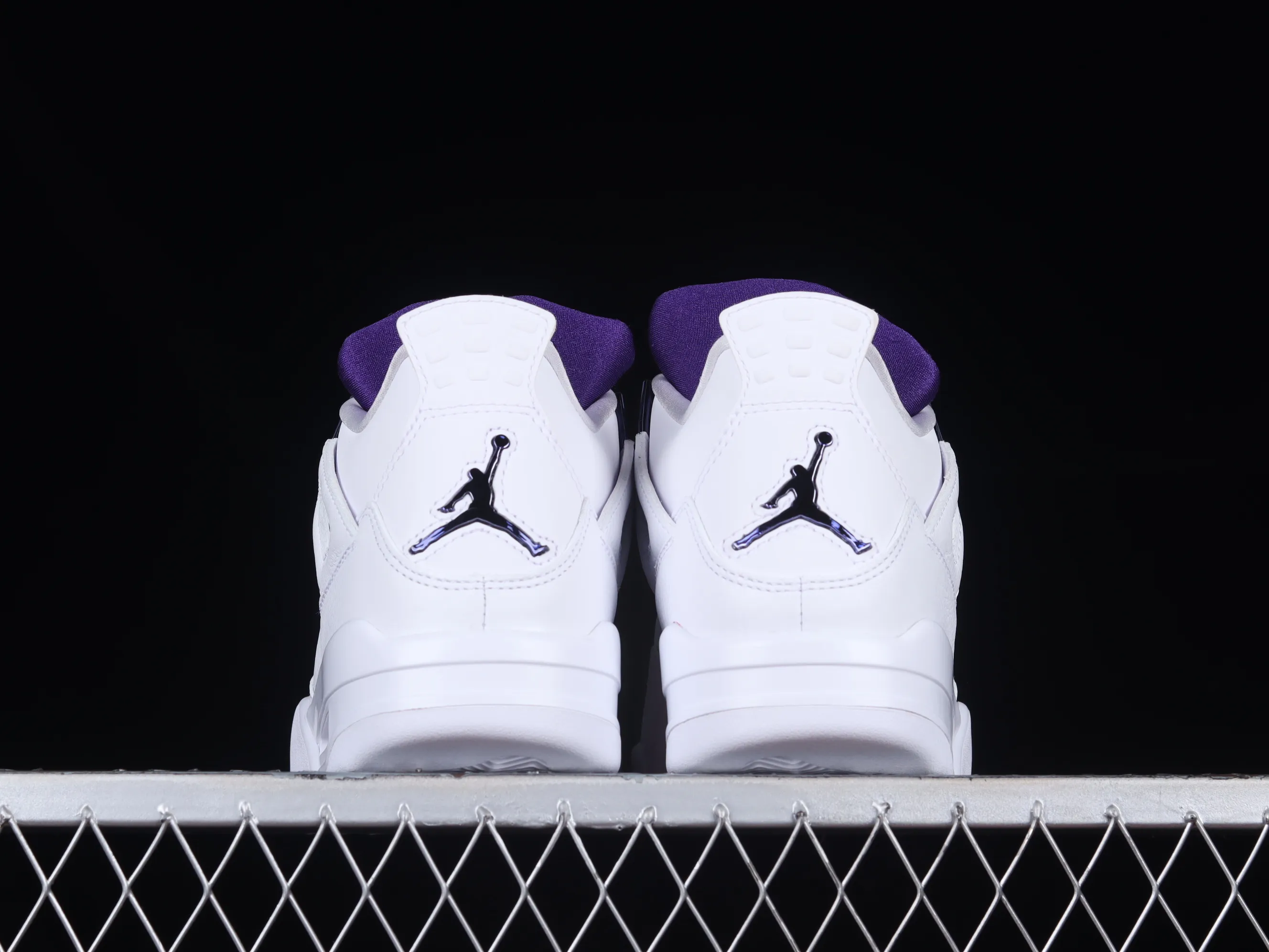 All categories Air Jordan Jordan series basketball shoes Air Jordan 4 OG version Air Jordan 4 "Court Purple" AJ4 Joe 4 white and purple full head layer CT8527-115